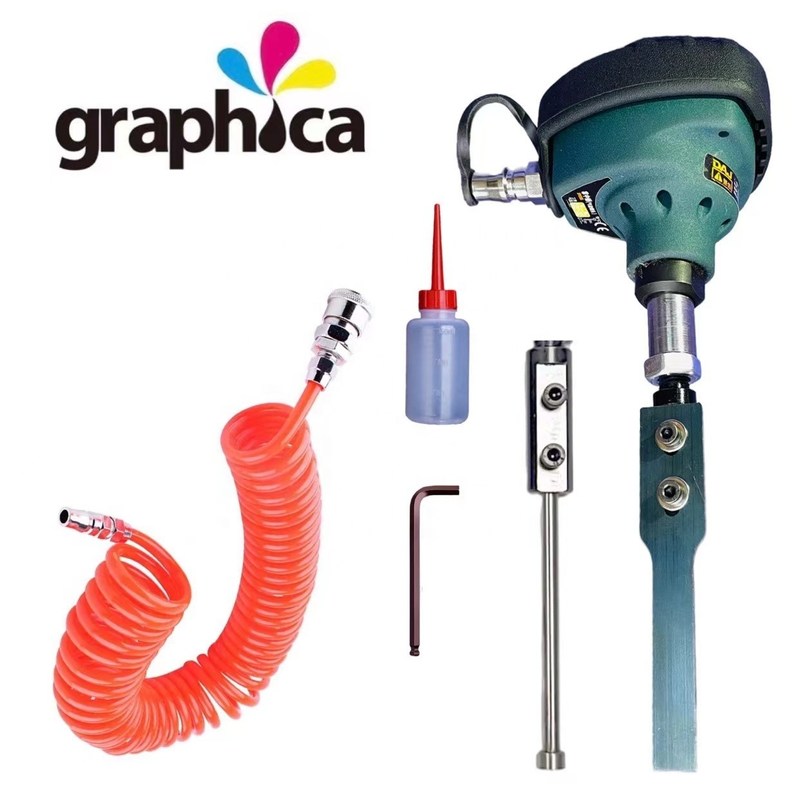 Πνευματικό χειροκίνητο εργαλείο απομάκρυνσης εσωτερικών τρυπών για γραφική κοπή πετσέτας απορριμμάτων απομάκρυνσης