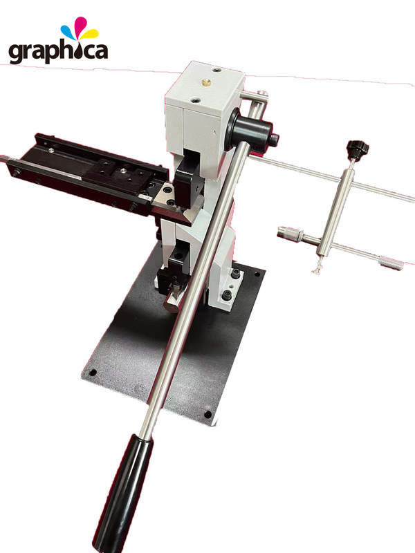 Χειροκίνητο μέταλλο πεθαίνει κόψιμο Lipping Notching μηχανή εργαλείο για 3pt μέγιστο πάχος κανόνας