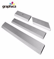 Ακριβότητα -0,02mm Μαχαίρι κοπής χαρτιού για Polar 115 EL/ED/CE/EMC Υψηλή σκληρότητα HRC48-68