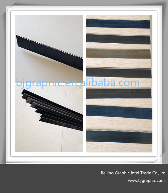 2PT Σιδηροειδή λεπίδα Ρυθμισμός κοπής για την κατασκευή δώρου βιομηχανικό ύψος 23,6-23,8mm