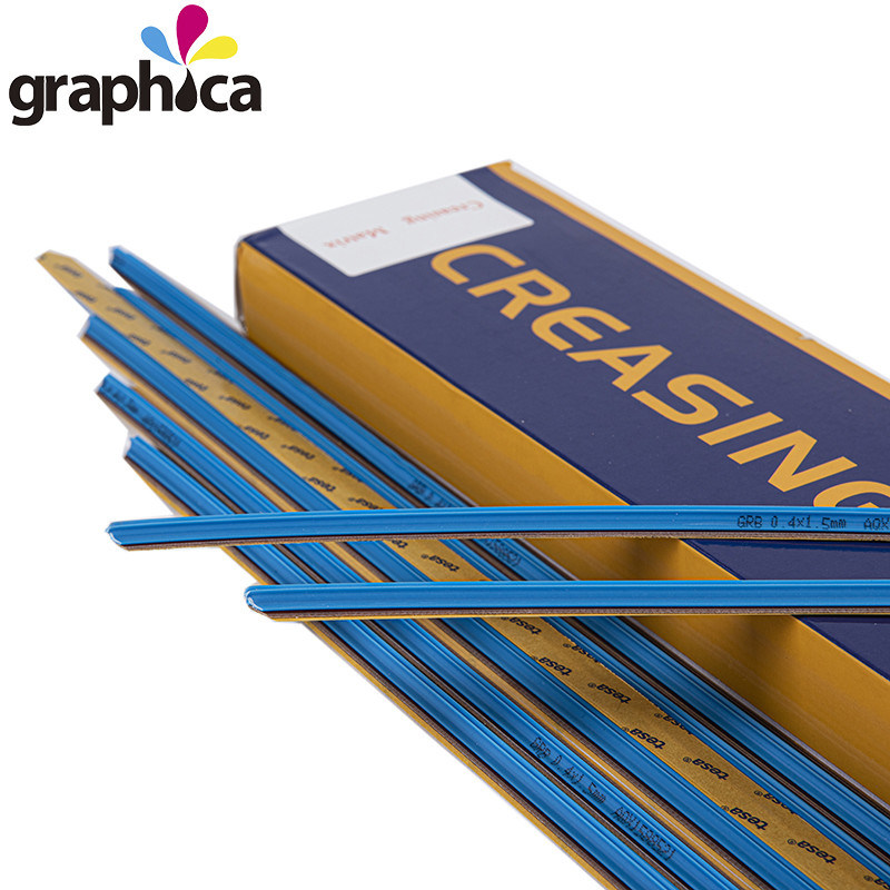 Διάδρομο ύψος 0,8mm πλαστικό Creasing Μητρώο Κόψιμο Μηχανή GRB0,8 * 2,5mm για Die Cutter