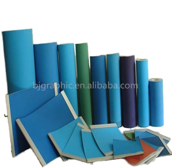 BJ2680 Γραφική εκτύπωση Offset Blanket Blue Surface Color Tolerance του επιπέδου 0,02 mm