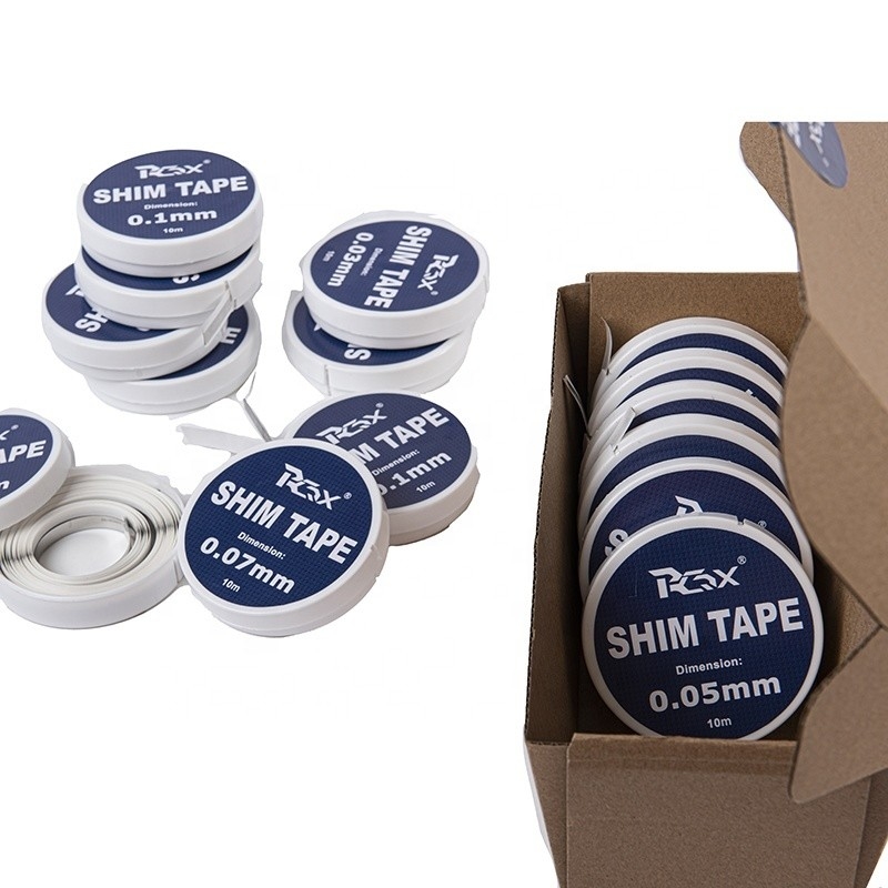 0.10 mm πάχος Super March Steel Shim Tape για επικάλυψη από υλικό συσκευασίας