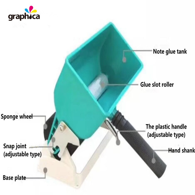 10cm Glue Slot Width Roller Glue Spreader για γραφικά Πεκίνο 2024 Απαιτήσεις πελατών